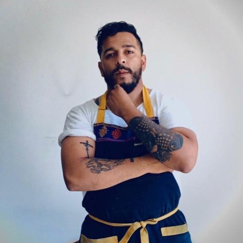 Amante del mar y del humo como ingrediente